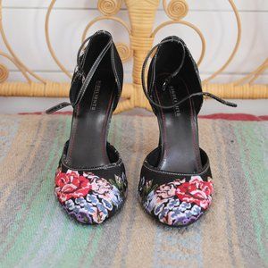 Vintage Embroidered Heels